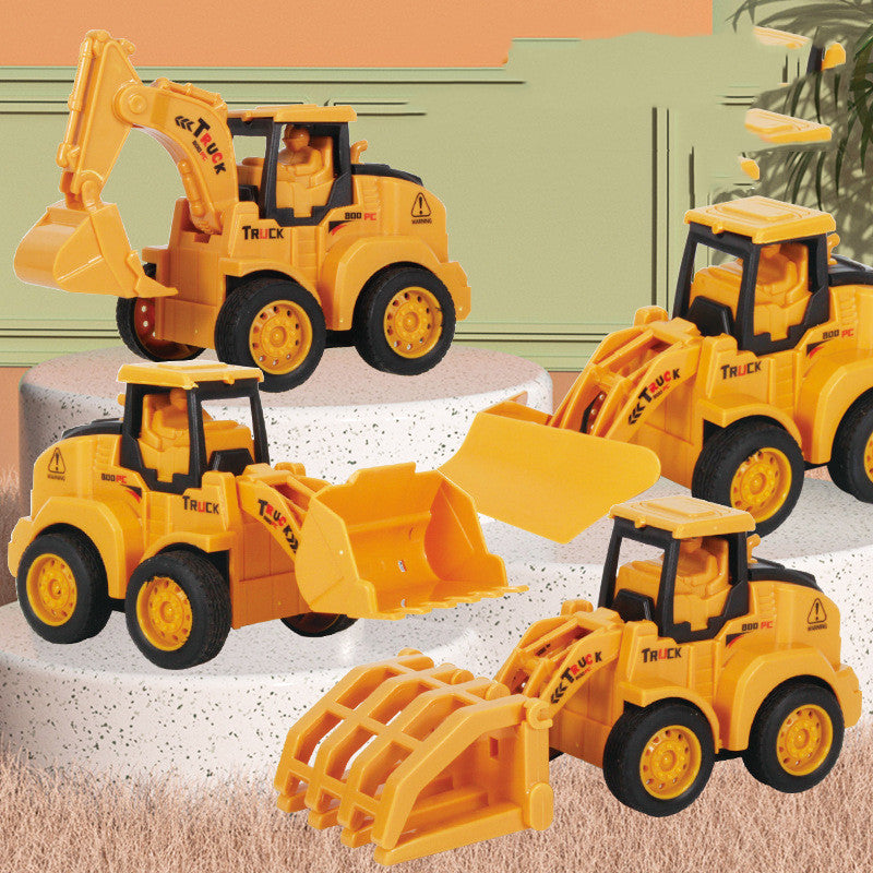 Pressing Engineering Vehicle Inertial Sliding Simulation Model Excavator