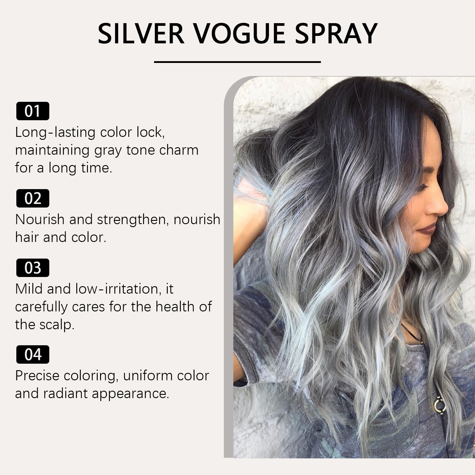 Agent de coiffure colorant de mode hydratant longue durée, nourrissant aux extraits de plantes pour le soin des cheveux