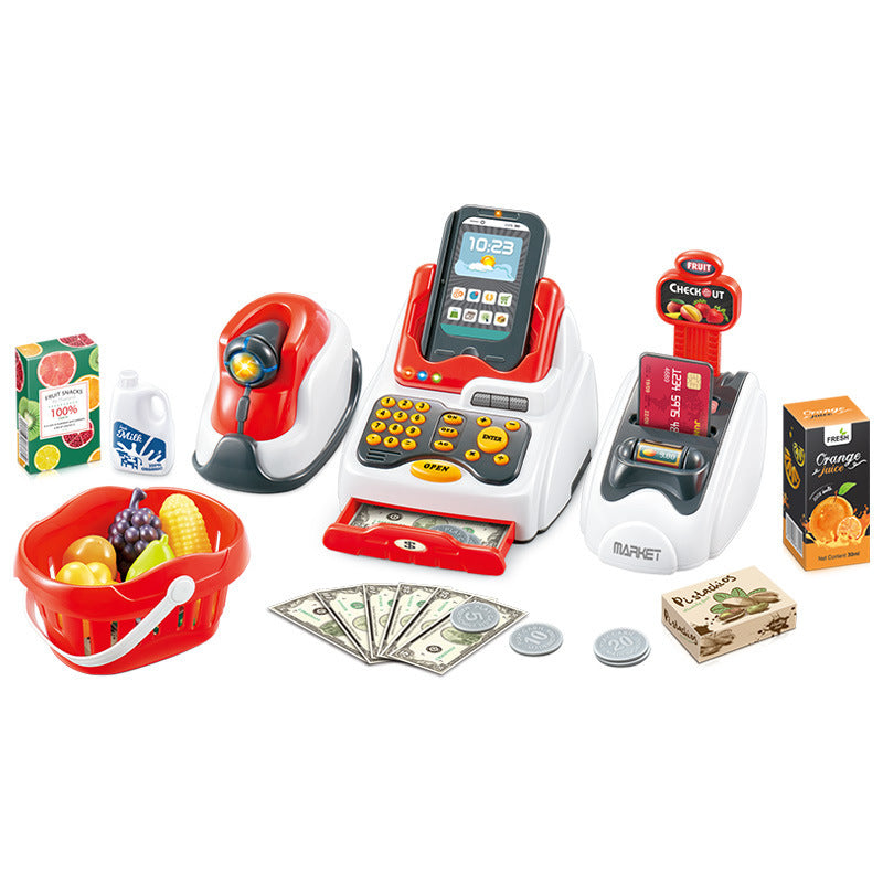 Children's Toy Play House Cashier Coffee Machine Assembly