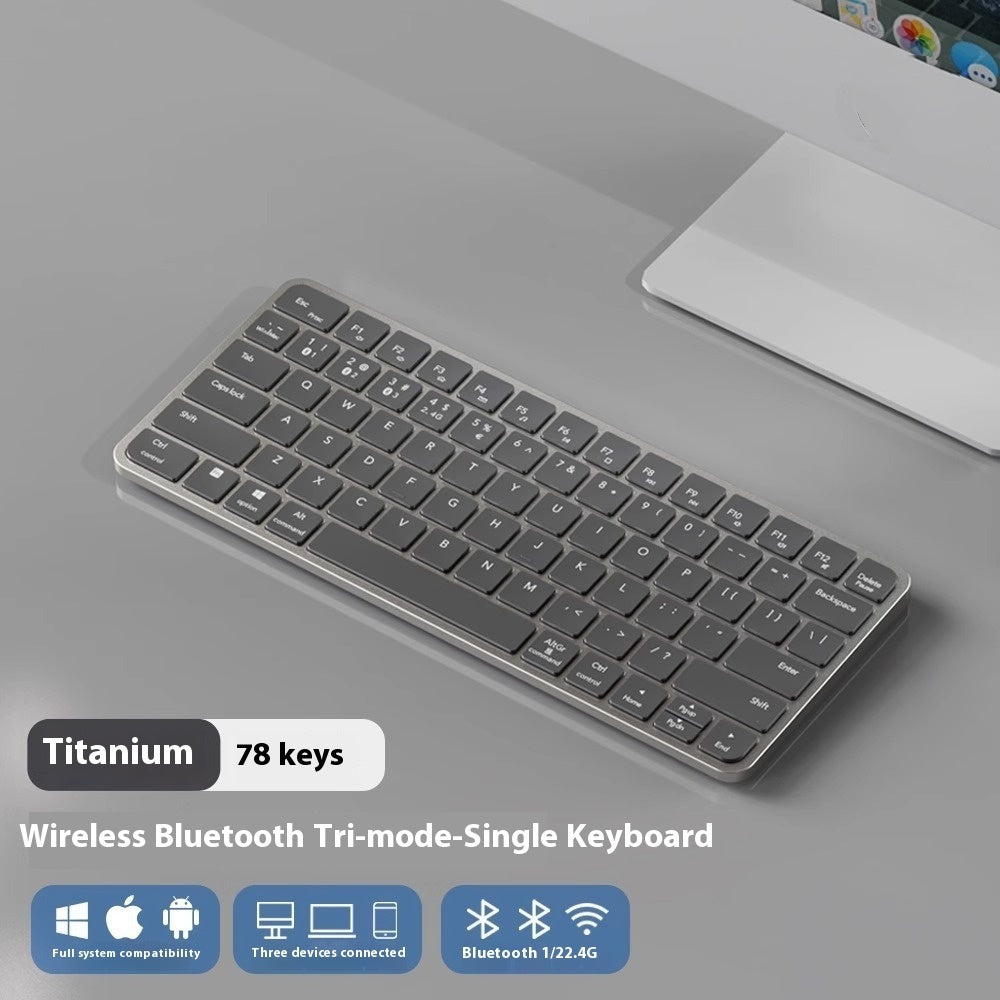 Adjustable Scissor Architecture Wireless Lightweight Bluetooth Keyboard