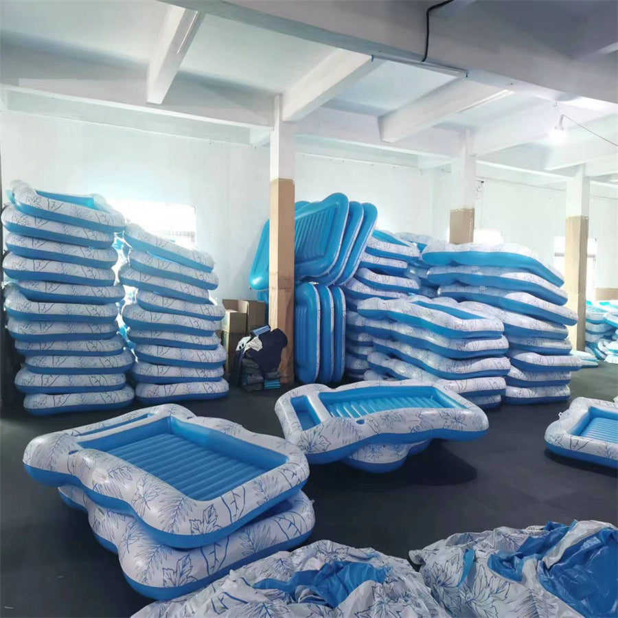 Inflatable Swimming Pool Floating Boat Tanned Swimming Pool Recliner Floating Daylight