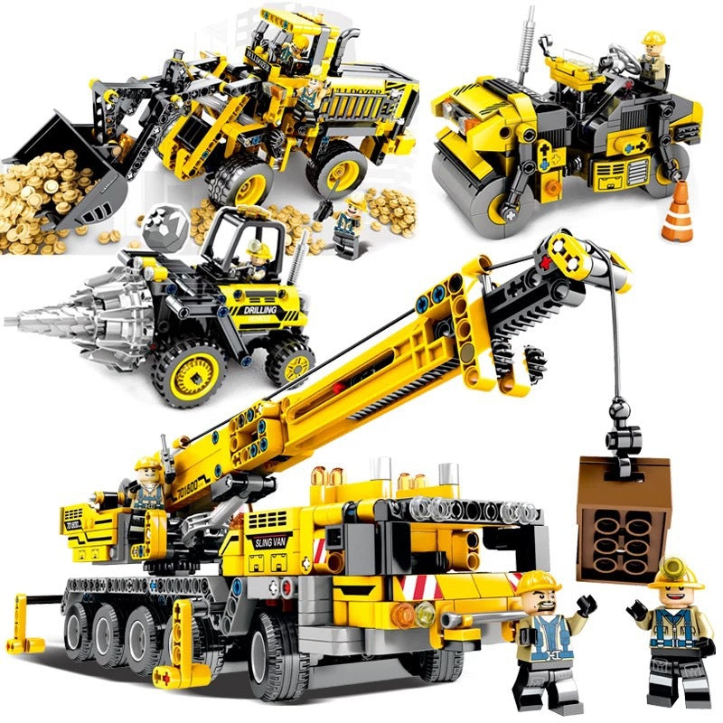 Urban Engineering Vehicle Series Children's Educational Assembly Toys