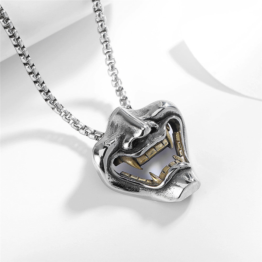 Men's Vintage Hip Hop Titanium Steel Pendant Necklace