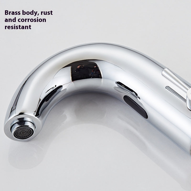 Household Temperature Control Sensor Faucet Hot And Cold Integrated Faucet