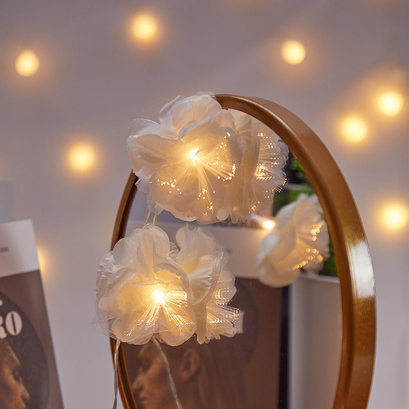 Outdoor Decoration LED Simulation Butterfly Orchid Light String