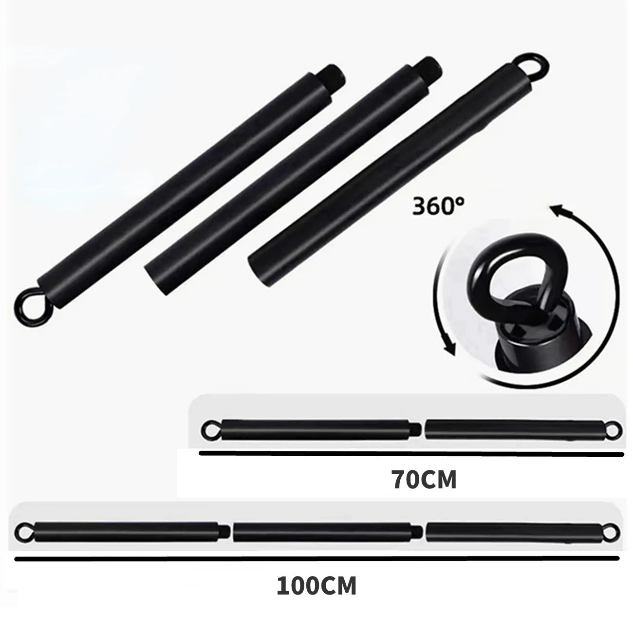 Pilates Stick Multifunctional Fitness Stick Pilates Equipment Yoga