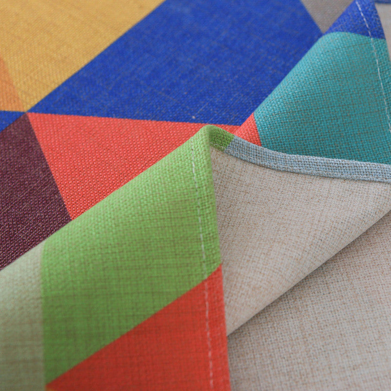 Cotton And Linen Digitally Printed Tablecloth