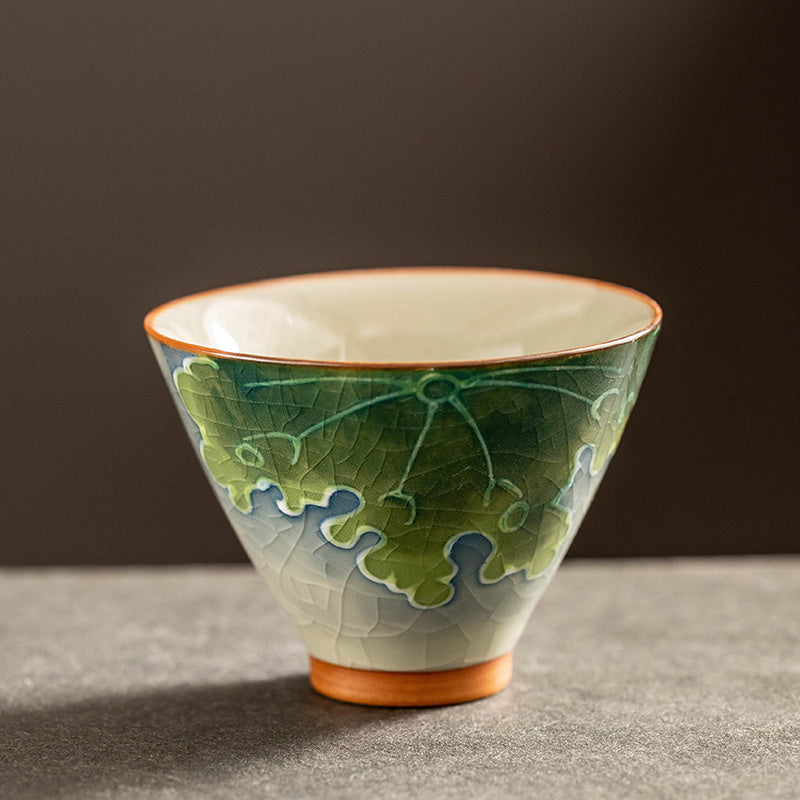 Hand Painted Tea Cup Porcelain Kung Fu Tea Set Teacup Suit