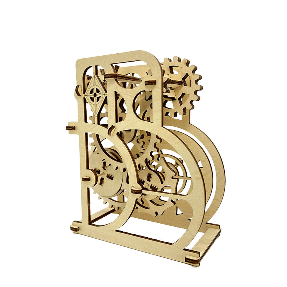 Hand-assembled Wooden Lucky Turntable Puzzle