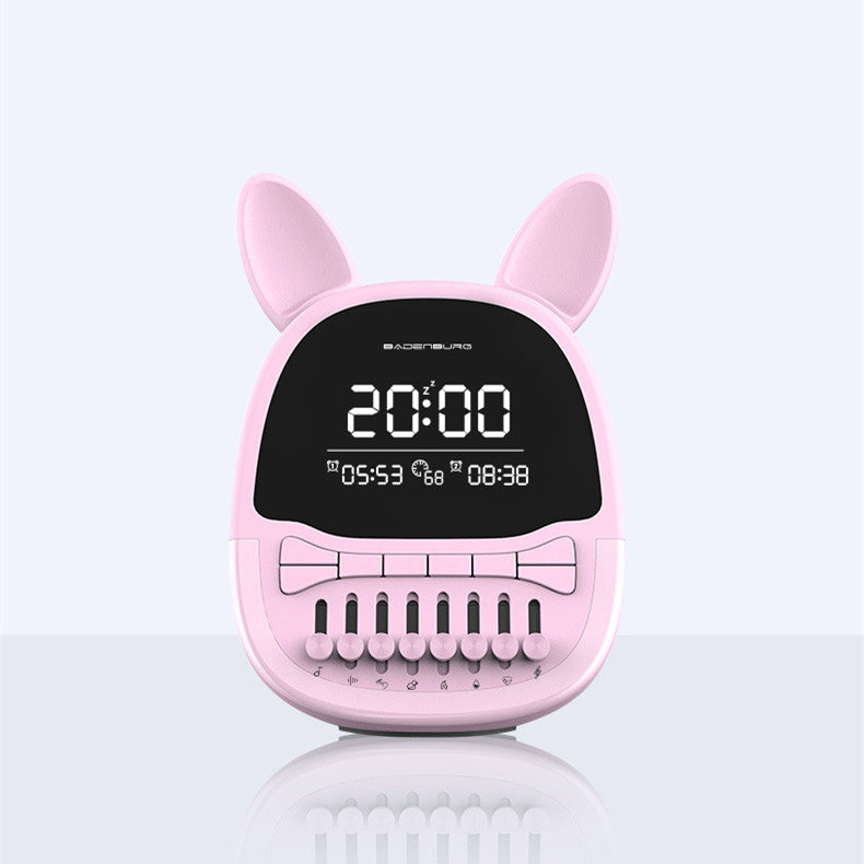 Creative Student Bedside Alarm Clock With Night Light