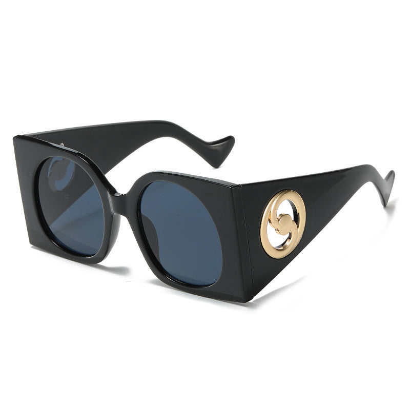 European And American Large Frame Women's Sunglasses