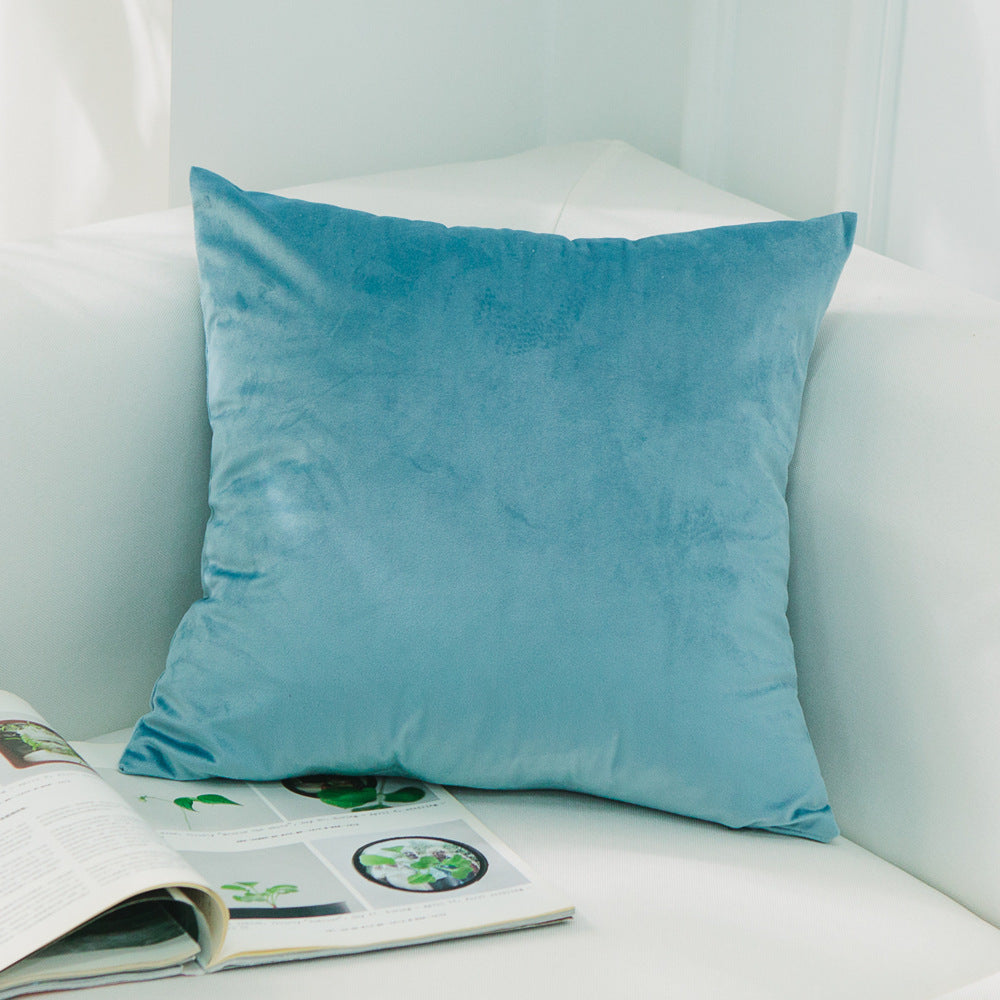 Coussin de canapé en daim hollandais, coussin lombaire de bureau, oreiller de tête de lit en velours