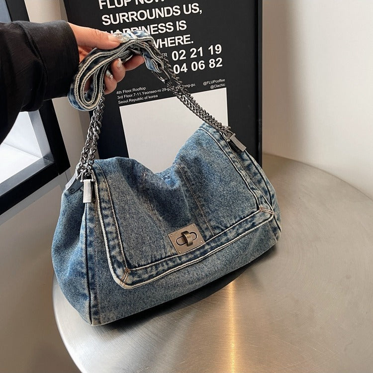 Summer New Fashion Chain Bag Large Capacity Shoulder Messenger Bag