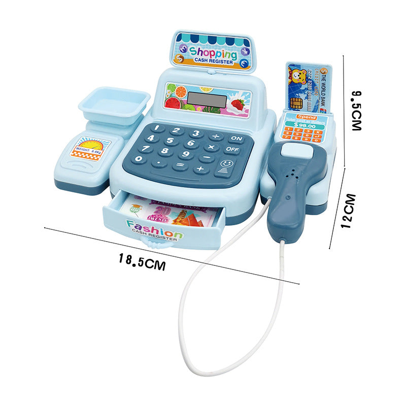Children Play House Toy Supermarket Cash Register Role Play Model