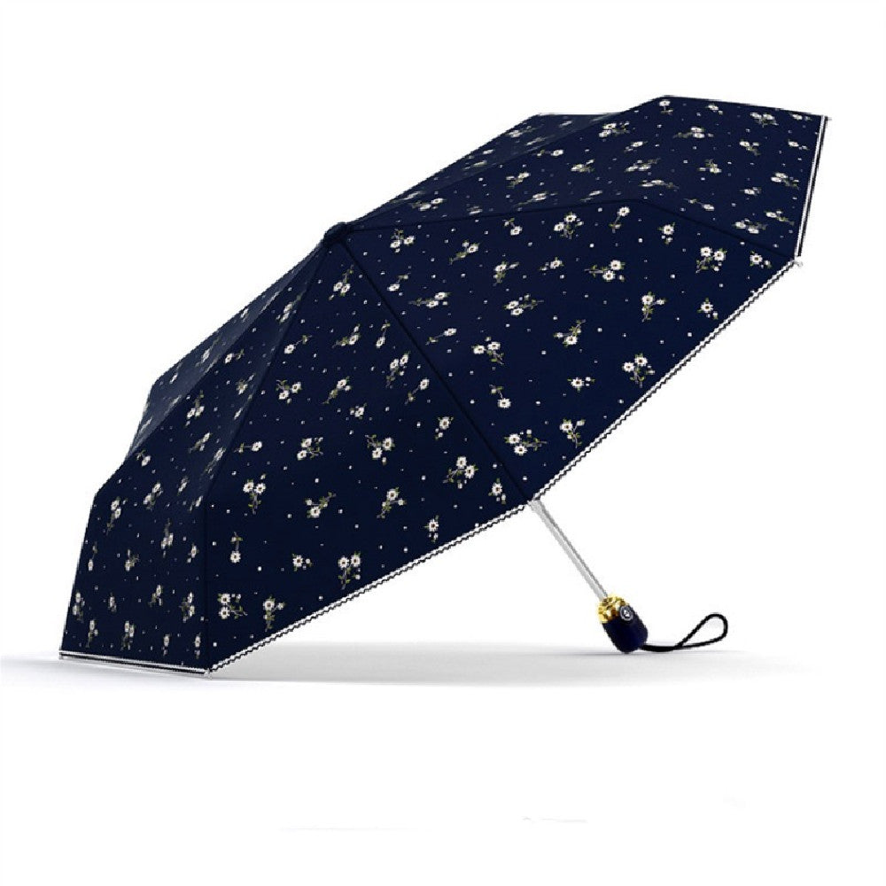 Cat Automatic Three-fold Folding Umbrella