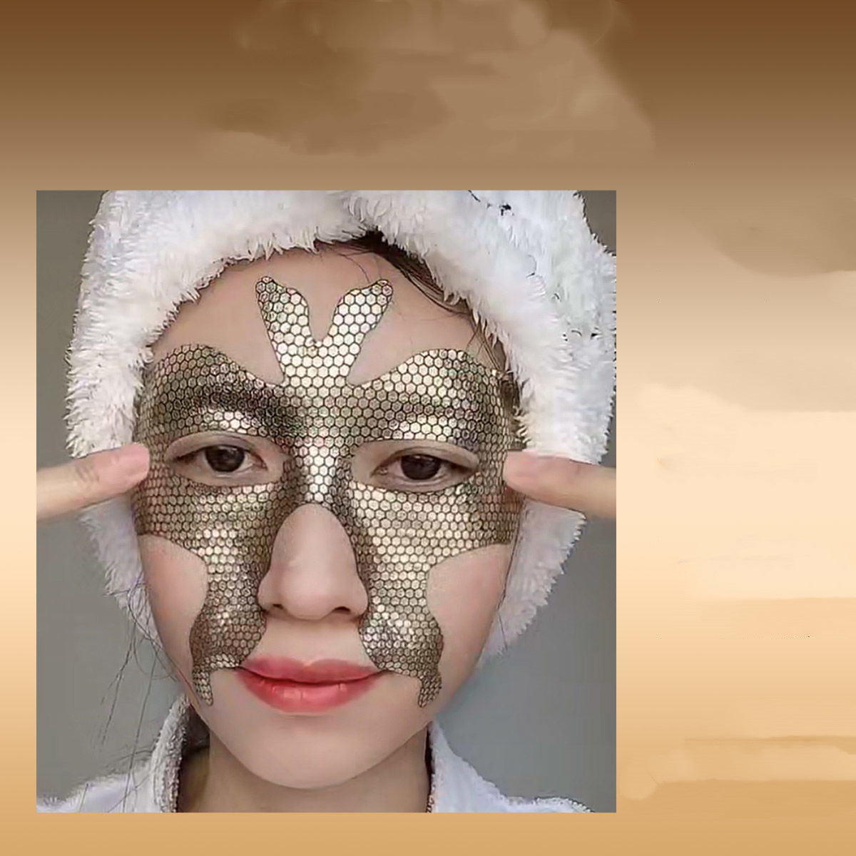 Golden Butterfly Eye Mask Relieves Eye Fatigue And Fine Lines