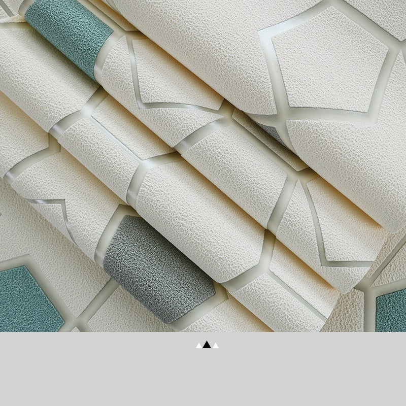 Modern Minimalist TV Background Wall Deerskin Wallpaper