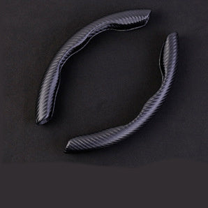 Car Steering Wheel Cover Four Seasons Unisex Sports Carbon Fiber Pattern Ultra-thin Non-slip Power Car Handle Card Cover