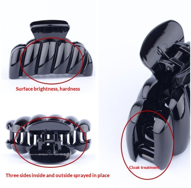 Black  Accessory Ornament Claw Clip