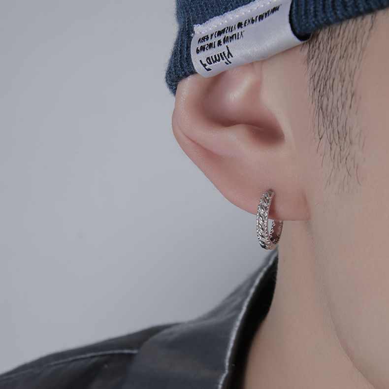 West Coast Earrings Men's Hip Hop Simple
