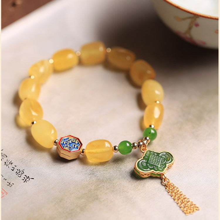 Fashion Personality Natural Beeswax Bracelet For Women