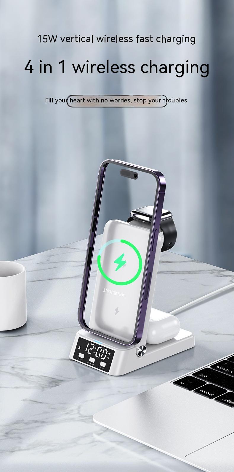 Four In One Wireless Base Phone Holder Charger