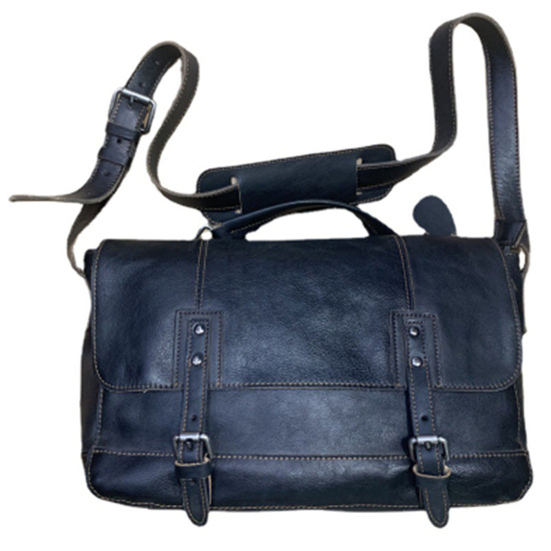 Men's Retro Leather Shoulder Bag