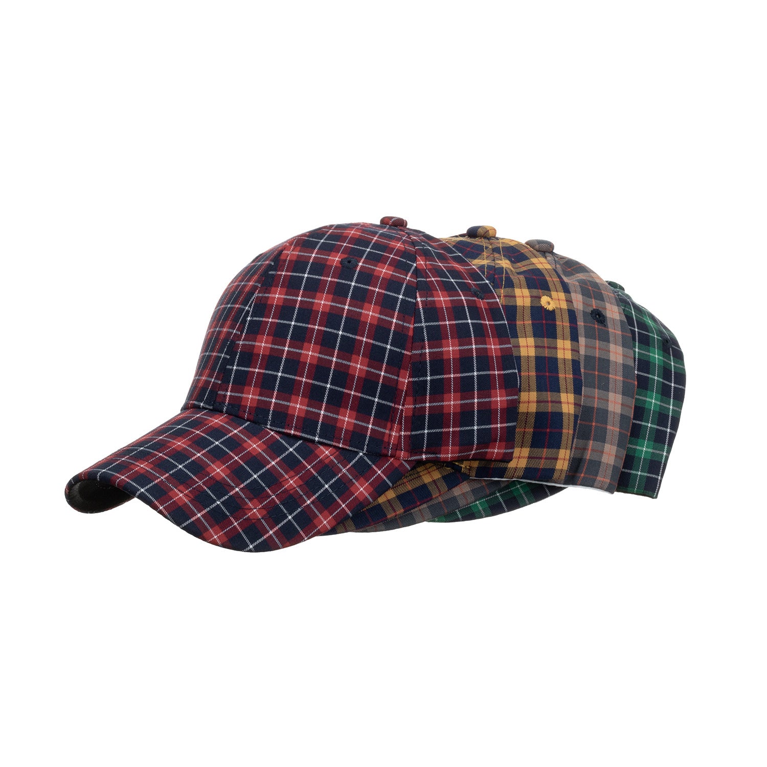 Men's And Women's Color Plaid Baseball Cap Duck Cap Outdoor Hip Hop Shade