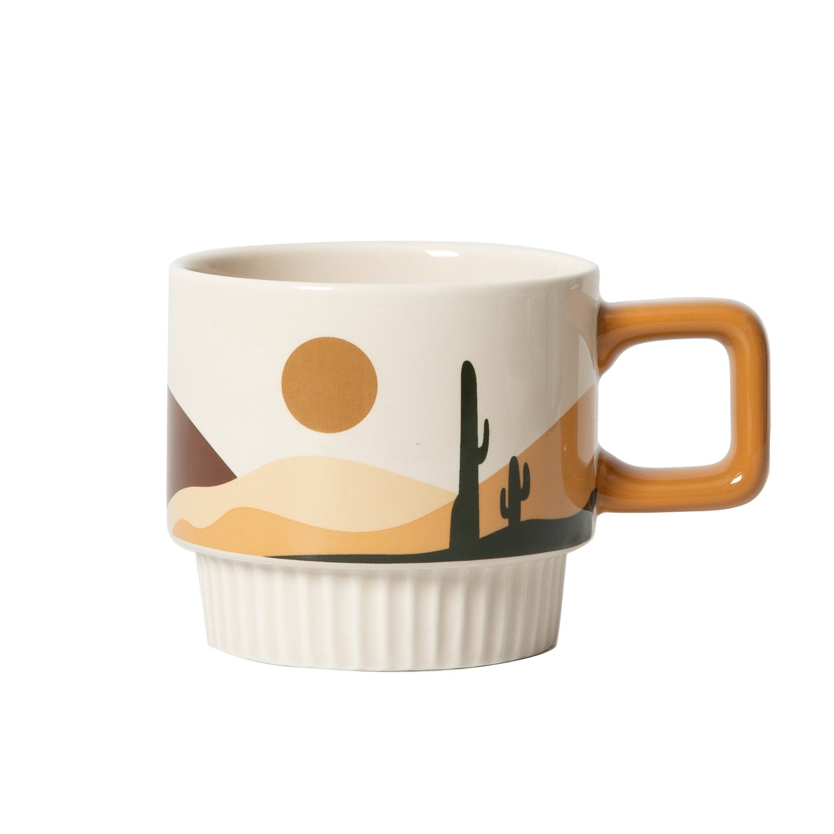 Good-looking Morandi Coffee Cup Vintage Ceramic Mug