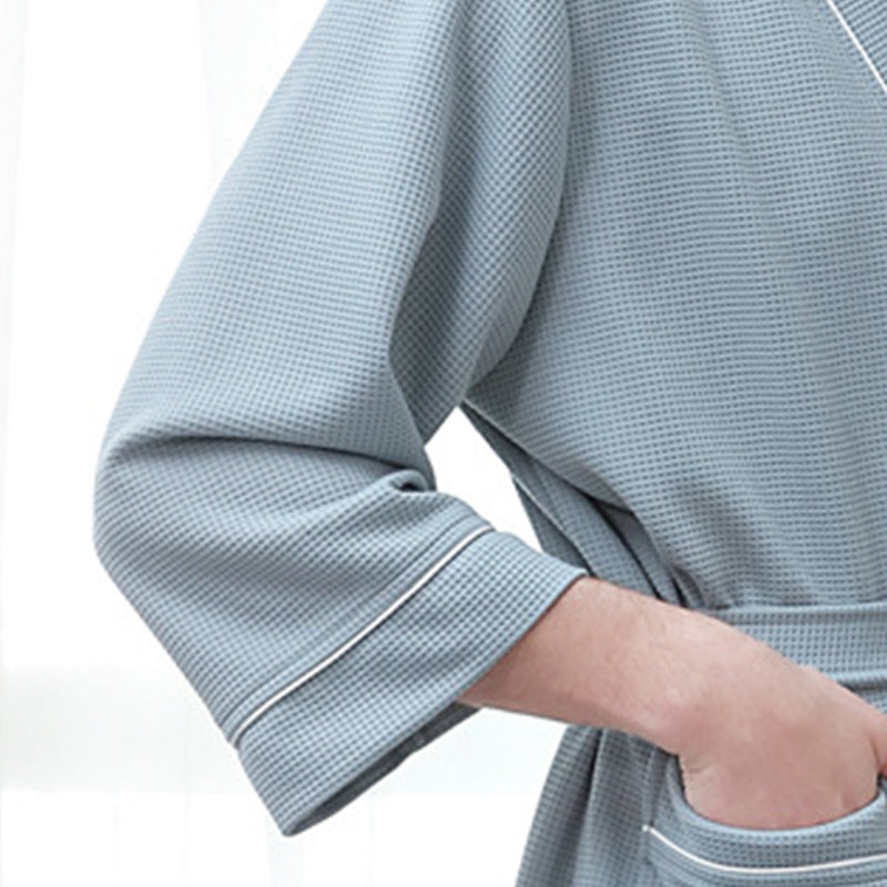 Bathrobe Three-quarter Sleeve Absorbent Quick-drying Pajamas