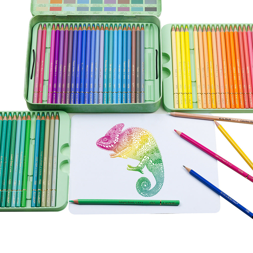 Macaron Colored Pencil Iron Boxes