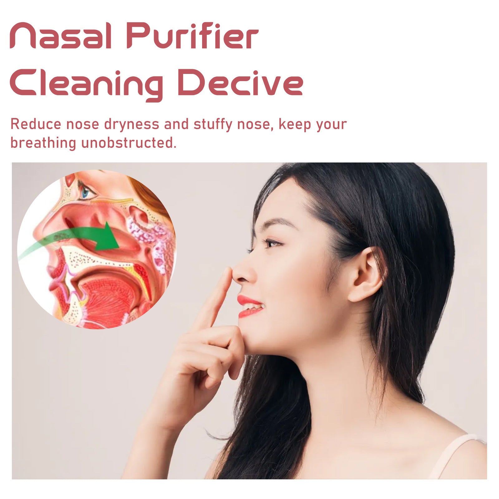 Nasal Hand Massager Cleansing Relief