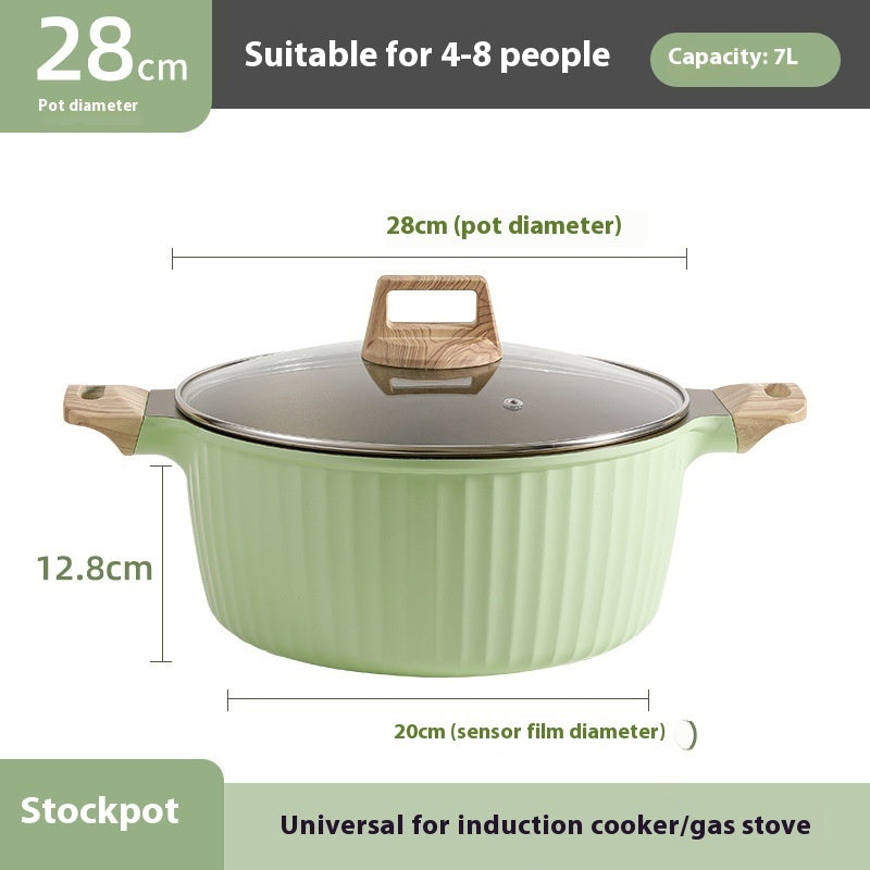 Household Non-stick Binaural Stew Pot