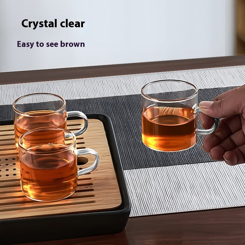 Glass With Handle Household High Temperature Resistant Tea Cup