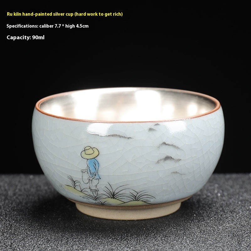 Master Household Ceramic Tea Tasting Cup