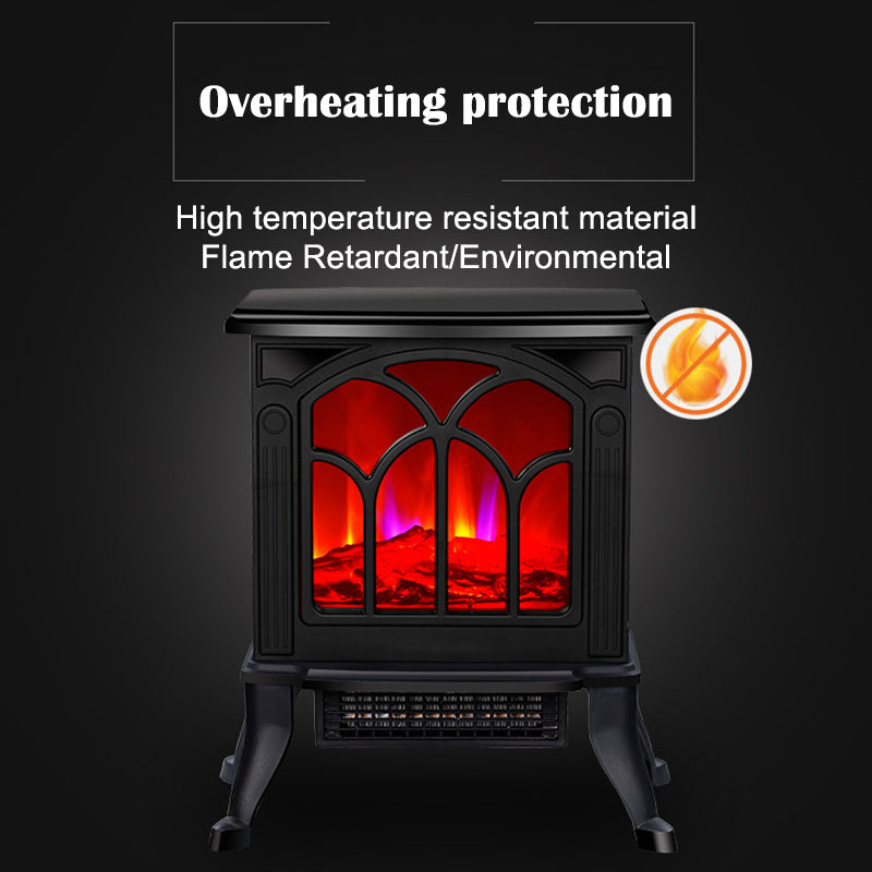 Simulated Flame Mountain Electric Fireplace Heater For Household Use