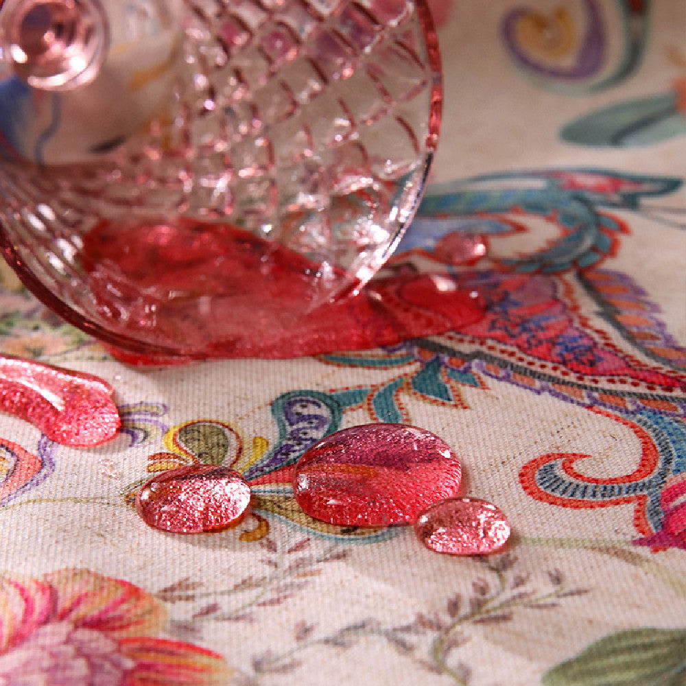 American Printed Household Linen Tablecloth