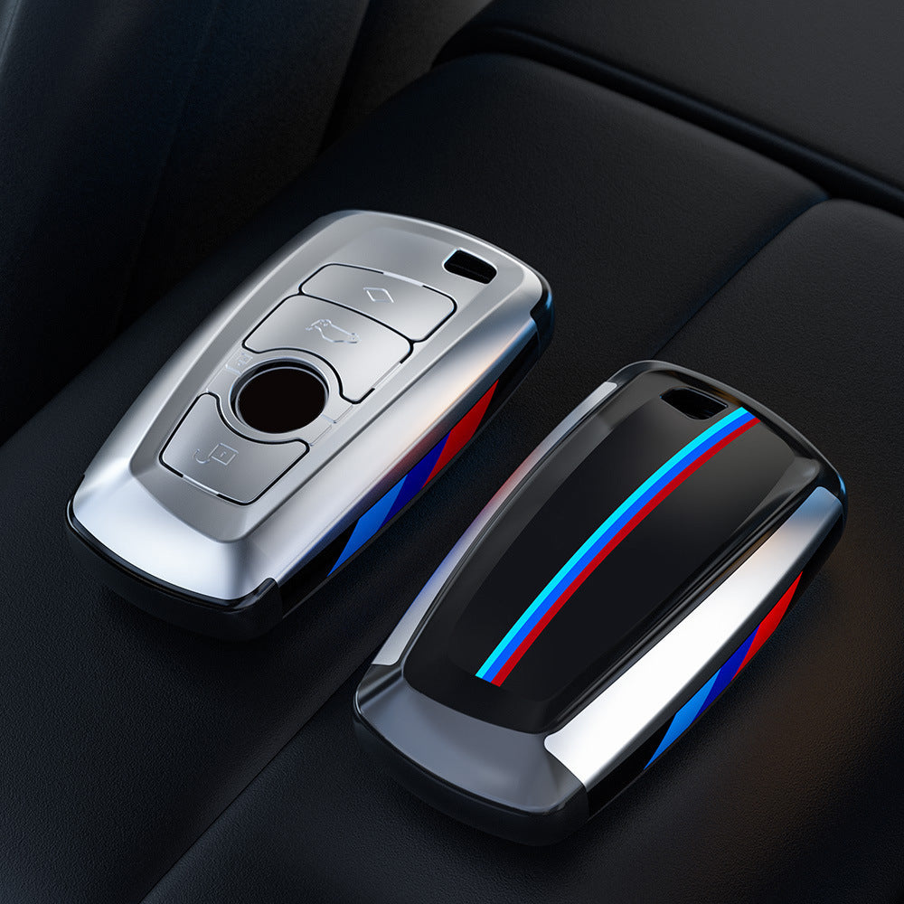 ABS Car Carbon Fiber Pattern Key Cover