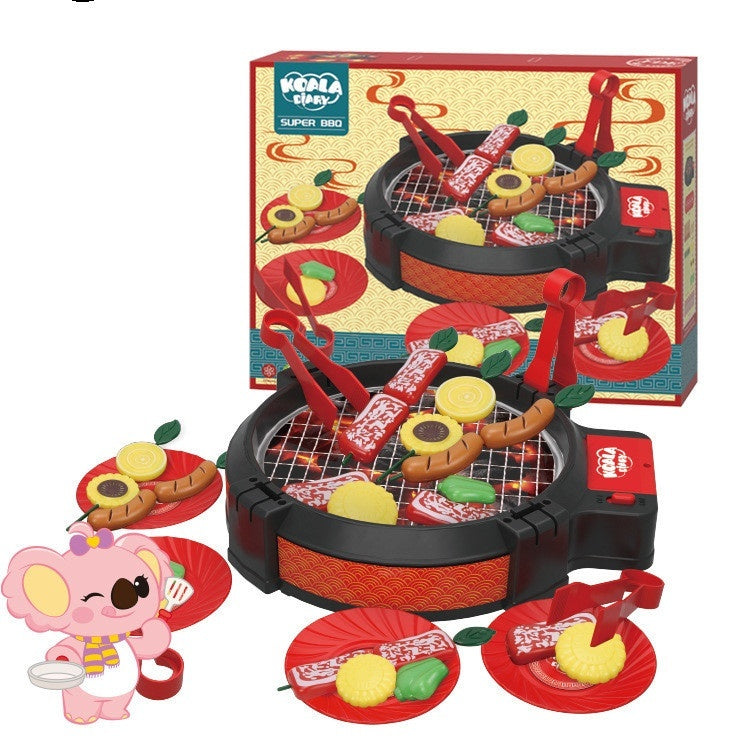 Children Play House Toy Simulation Kitchenware Electric Oven Hot Pot