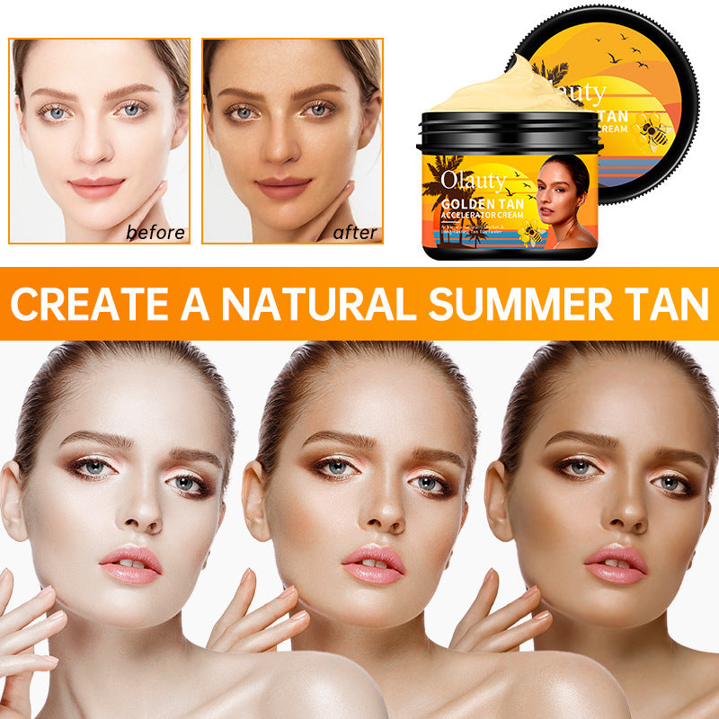 Sun-aid Sun Tanning Cream Bronze Beach Swimming Pool Wheat Color Body Lotion