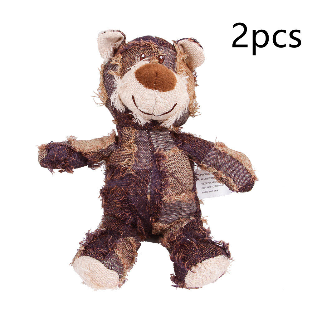 Molar Sound Plush Tooth Cleaning Dog Toy