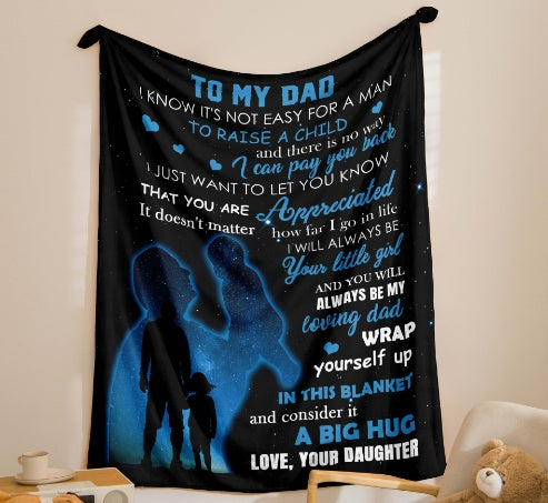 INS Printed Flannel Blanket Office Nap Shawl Blanket Single Small Square Blanket