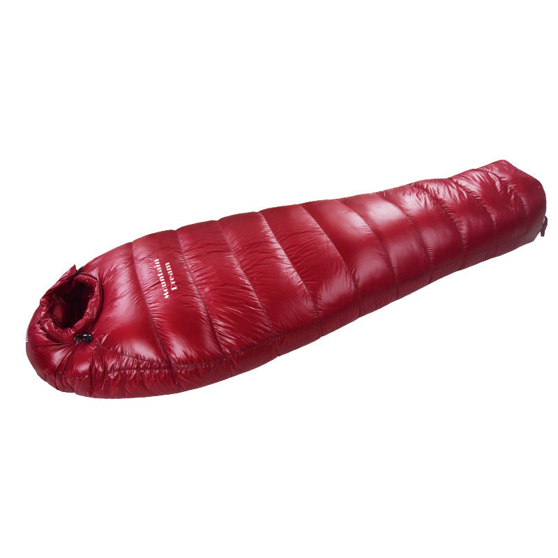 Outdoor Camping Thickened Warm-keeping And Cold-proof Duck Down Sleeping Bag