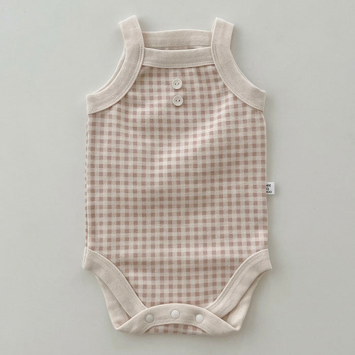 Newborn Cotton Sleeveless Jumpsuit Vest Garments