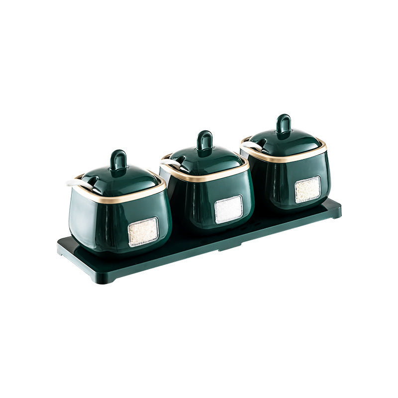 Nordic Light Luxury Plastic Seasoning Box Suit