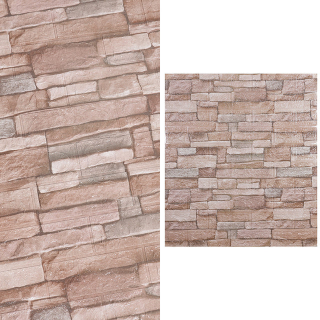 10pcs 3D Brick Wall Sticker DIY Wallpaper For Living Room