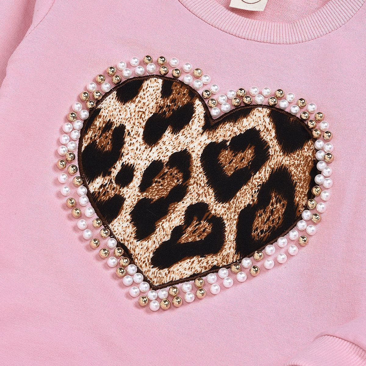 Two-piece Beaded Fashion Leopard Print Trendy Sweater