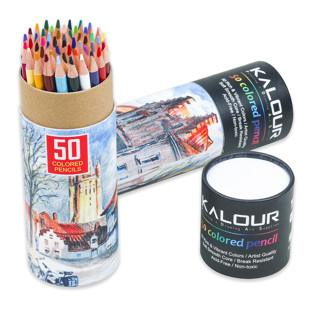 Hand Painted Graffiti Colored Pencil Set