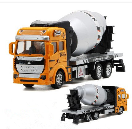 Alloy car model excavator puzzle toy