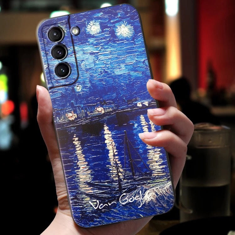 Embossed Phone Case Starry Sky